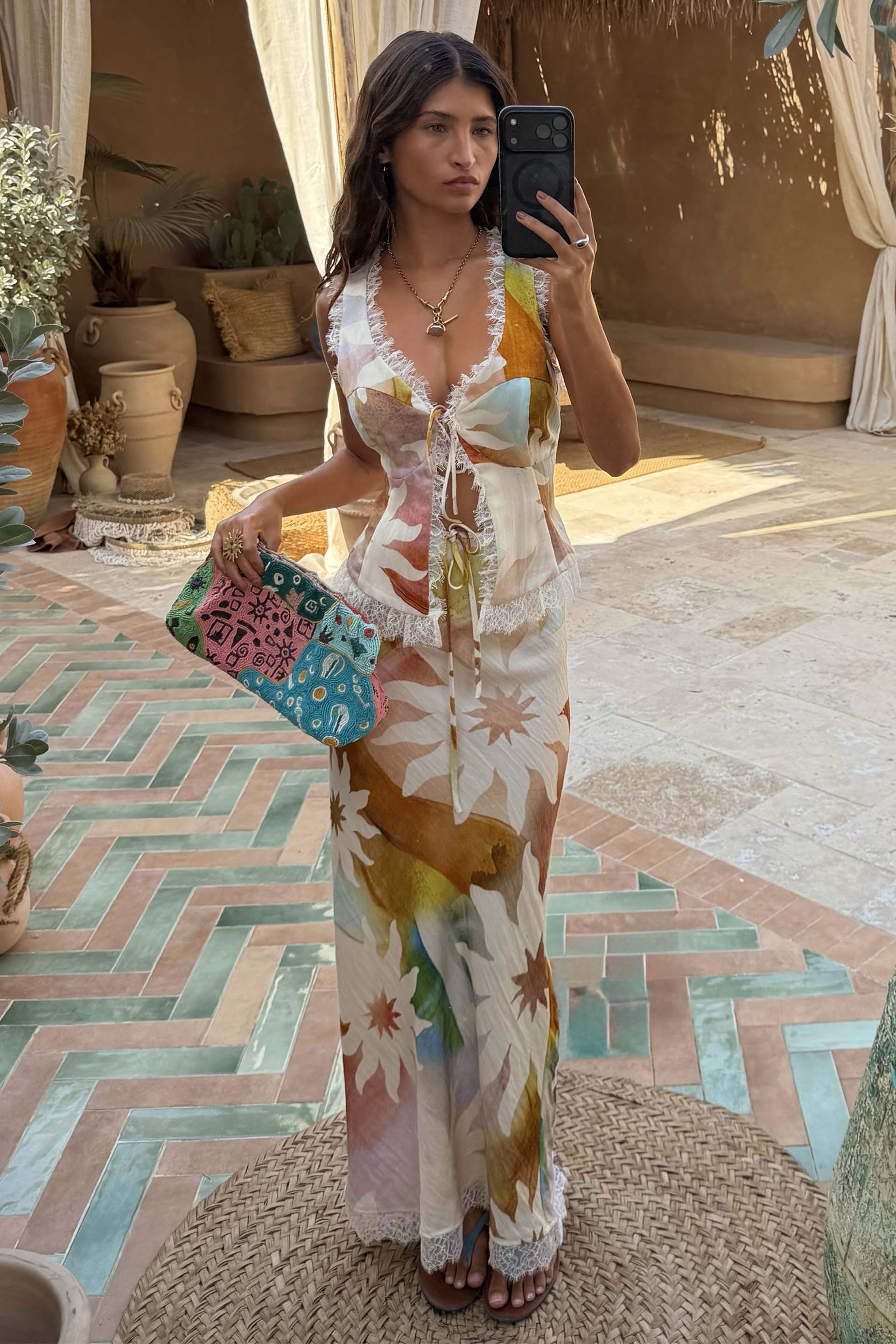 Abstract Soleil Mabel Skirt Petite - Image 5