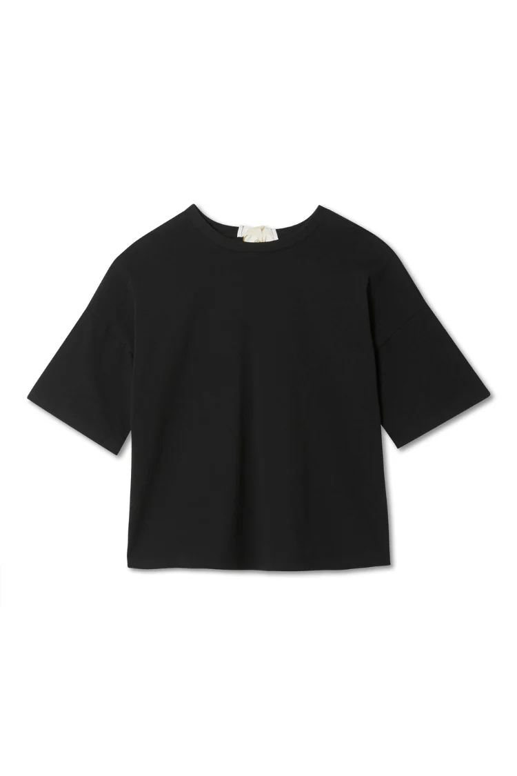 Black Bow Back T-Shirt - Image 9