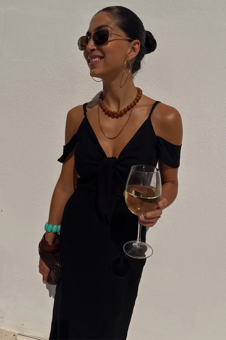 Black Cassie Dress - Image 4