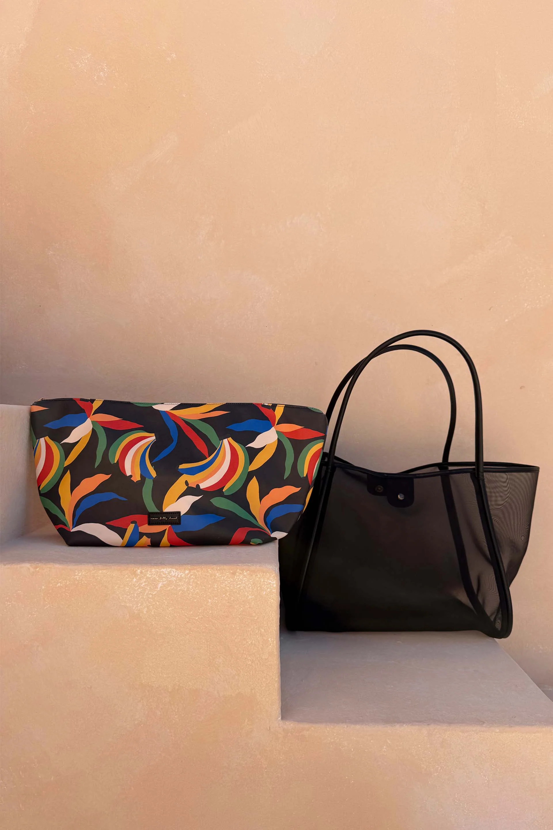 Black Mesh Tote Bag - Image 10