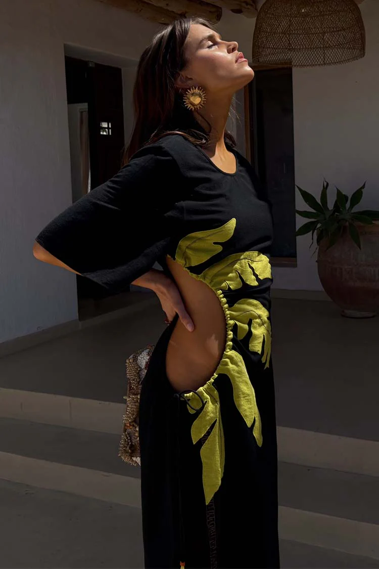 Black Palm Riviera Dress - Image 3