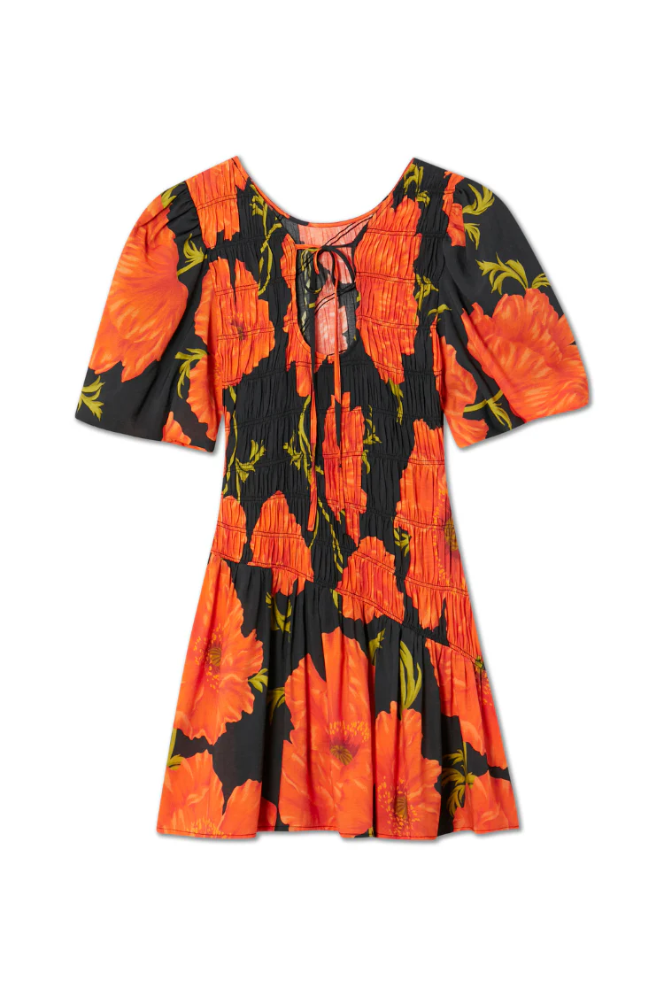 Black Poppy Mini Nara Dress - Image 10