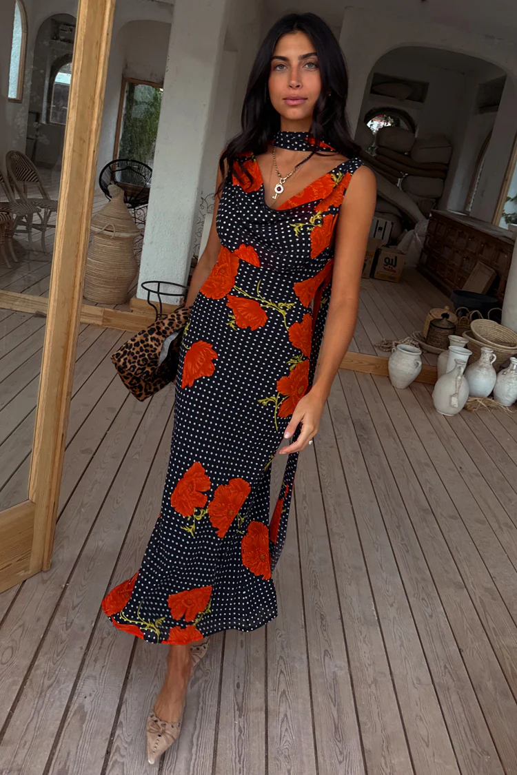 Black Poppy Sophie Dress - Image 3