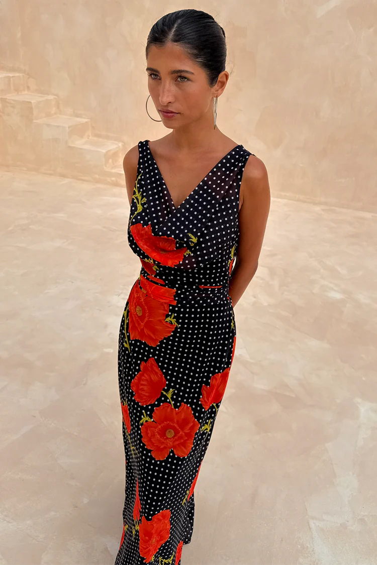 Black Poppy Sophie Dress Petite - Image 9