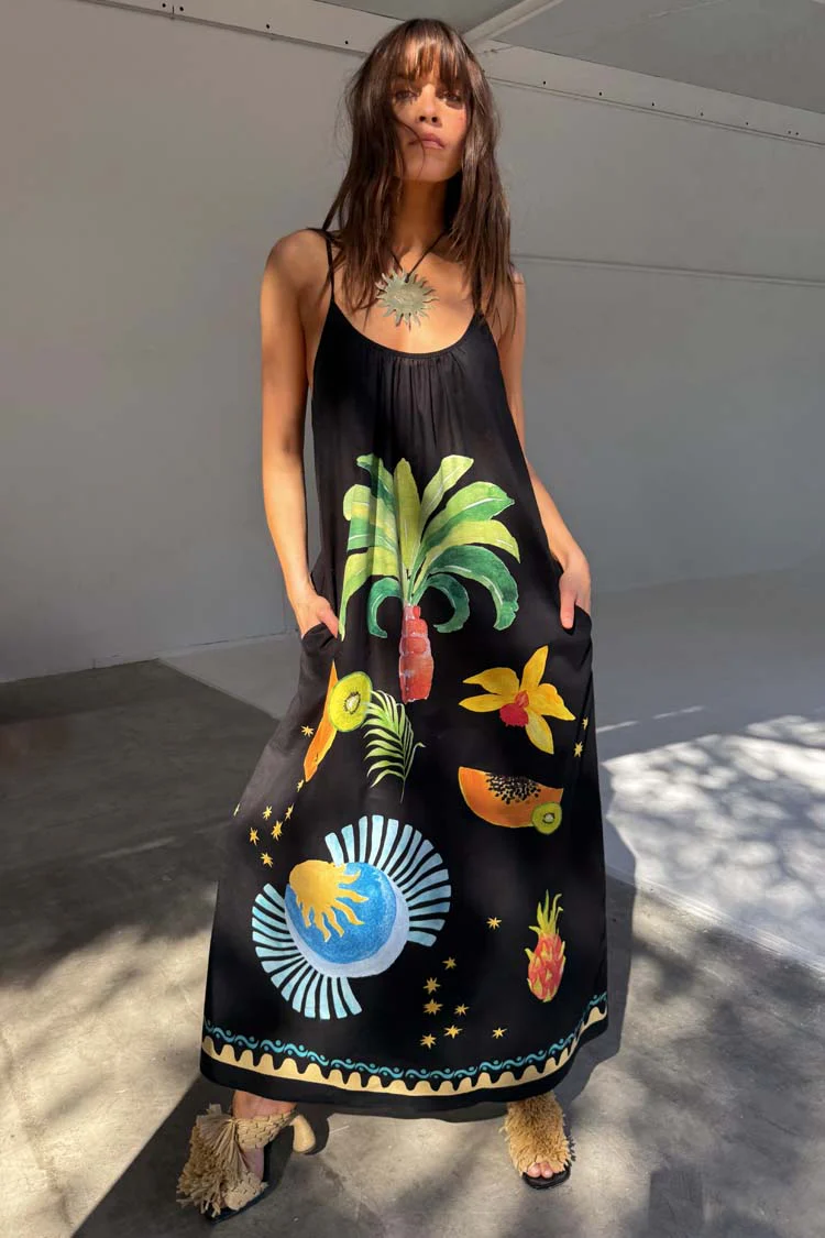 Black Rio Maxi Dress - Image 3