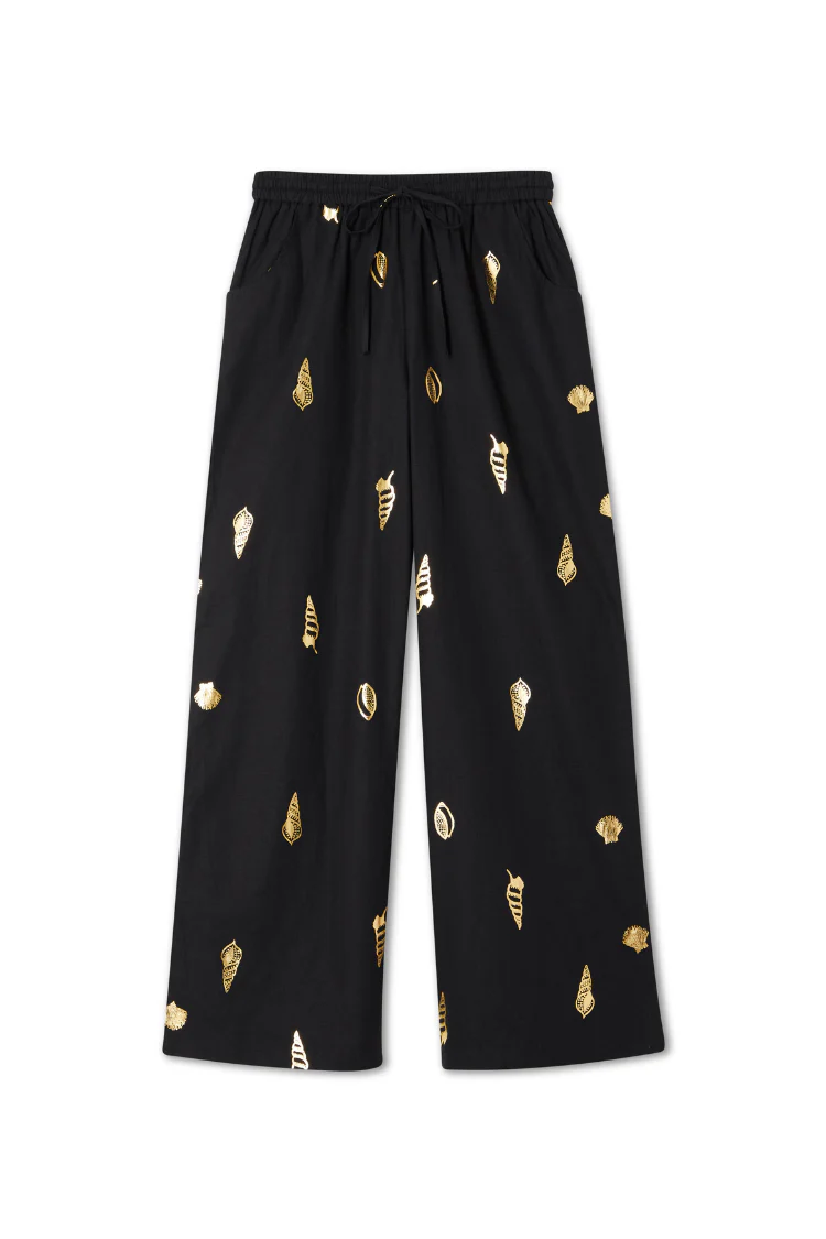 Black Shell Elissa Trousers Petite - Image 9