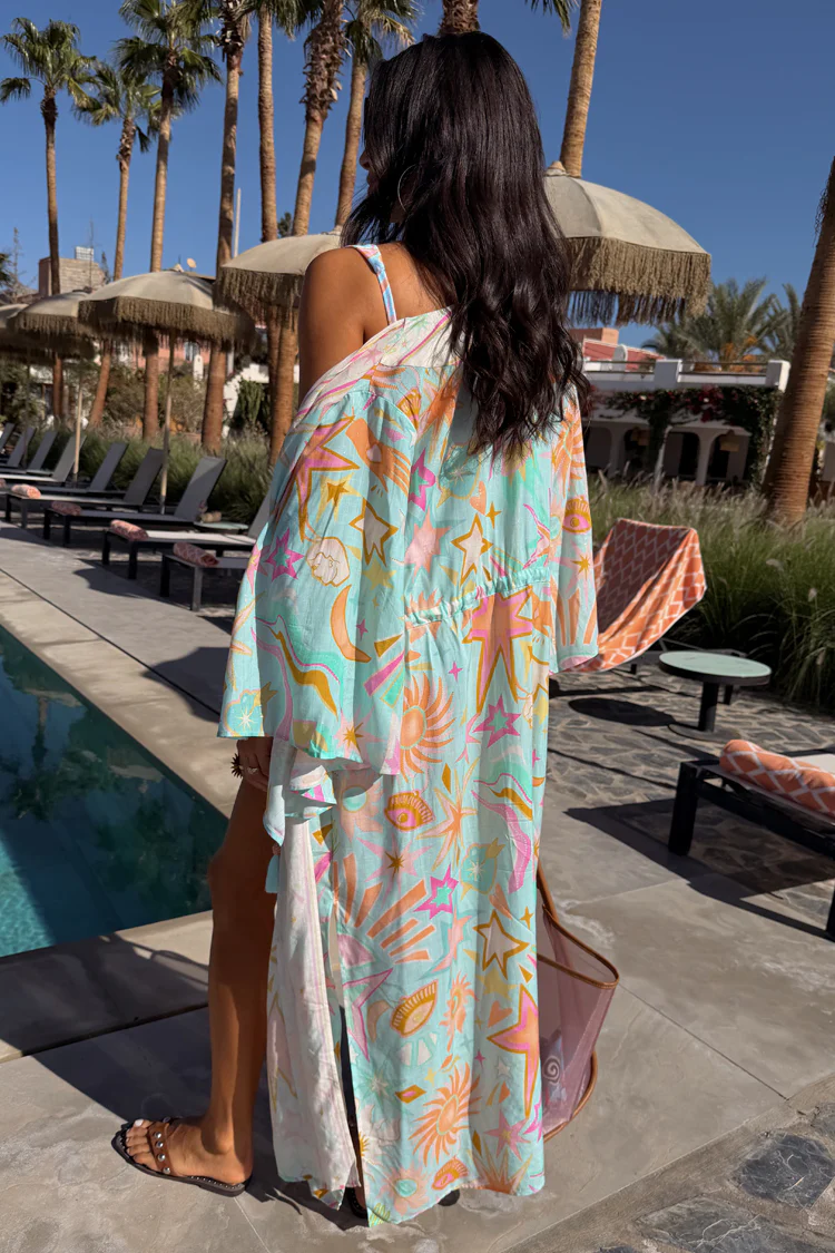 Blue Dreamer Maxi Kimono - Image 6