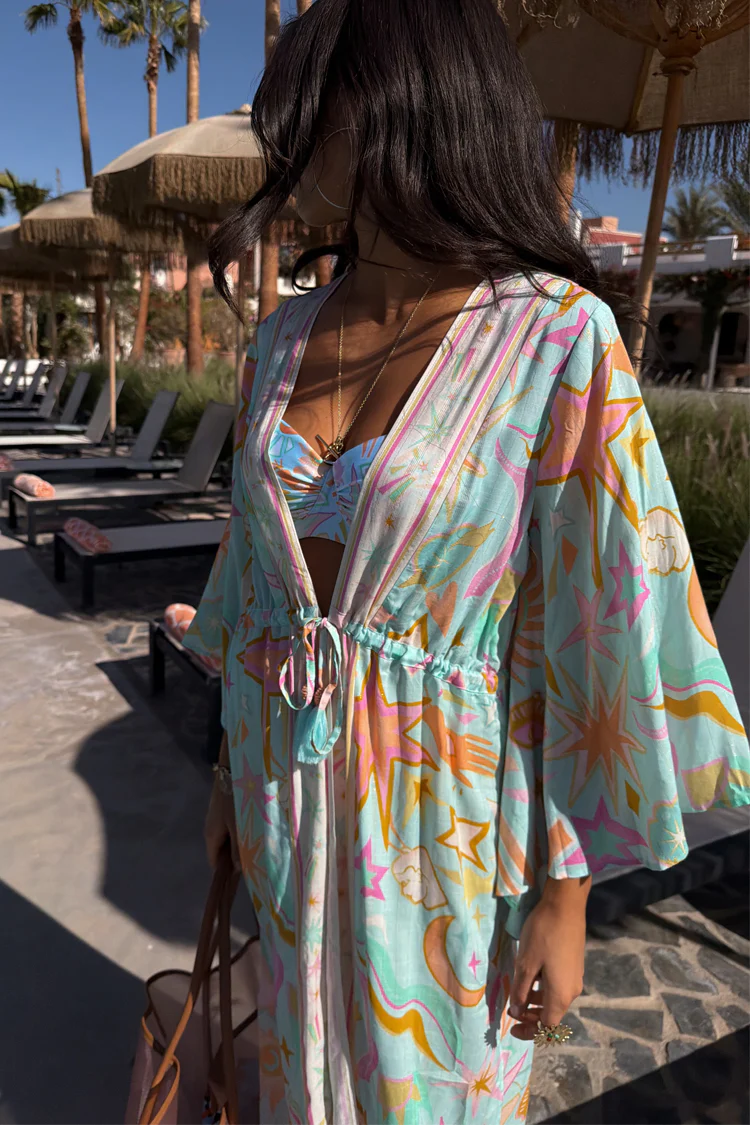 Blue Dreamer Maxi Kimono - Image 7