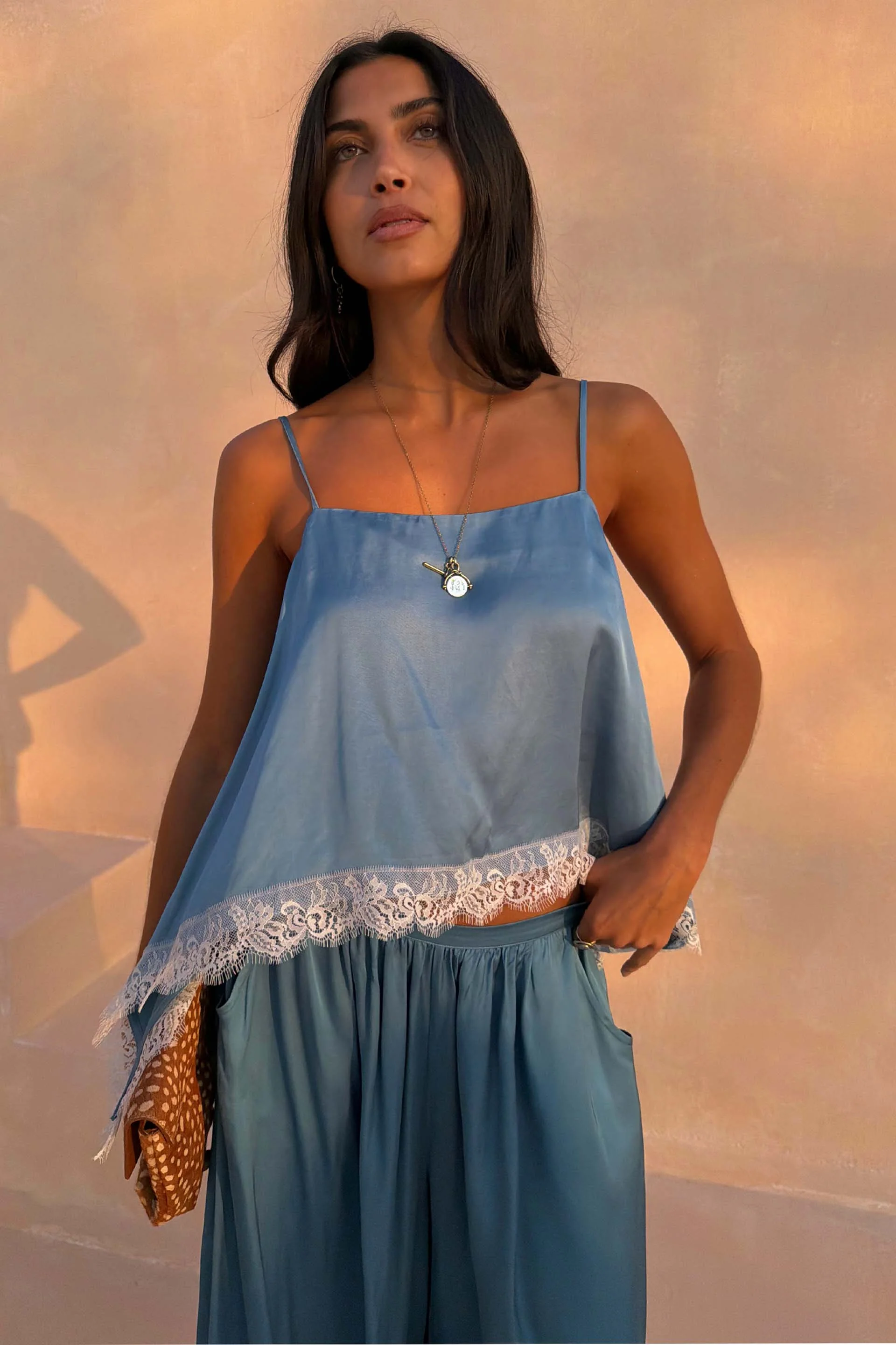 Blue Lace Swing Cami - Image 2