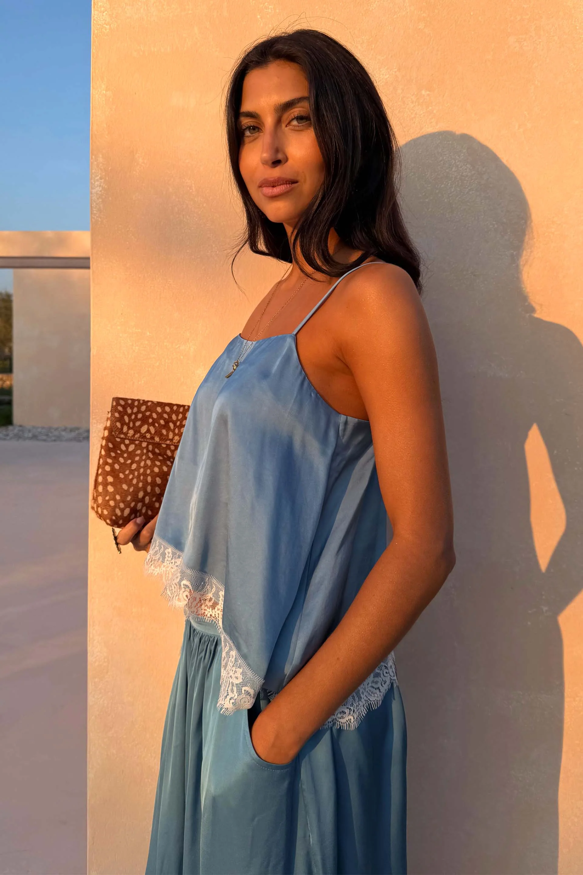 Blue Lace Swing Cami - Image 9