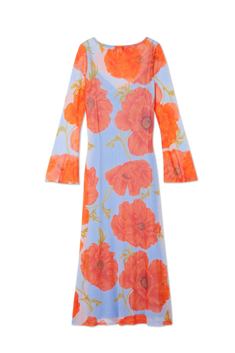 Blue Poppy Aria Mesh Dress - Image 14