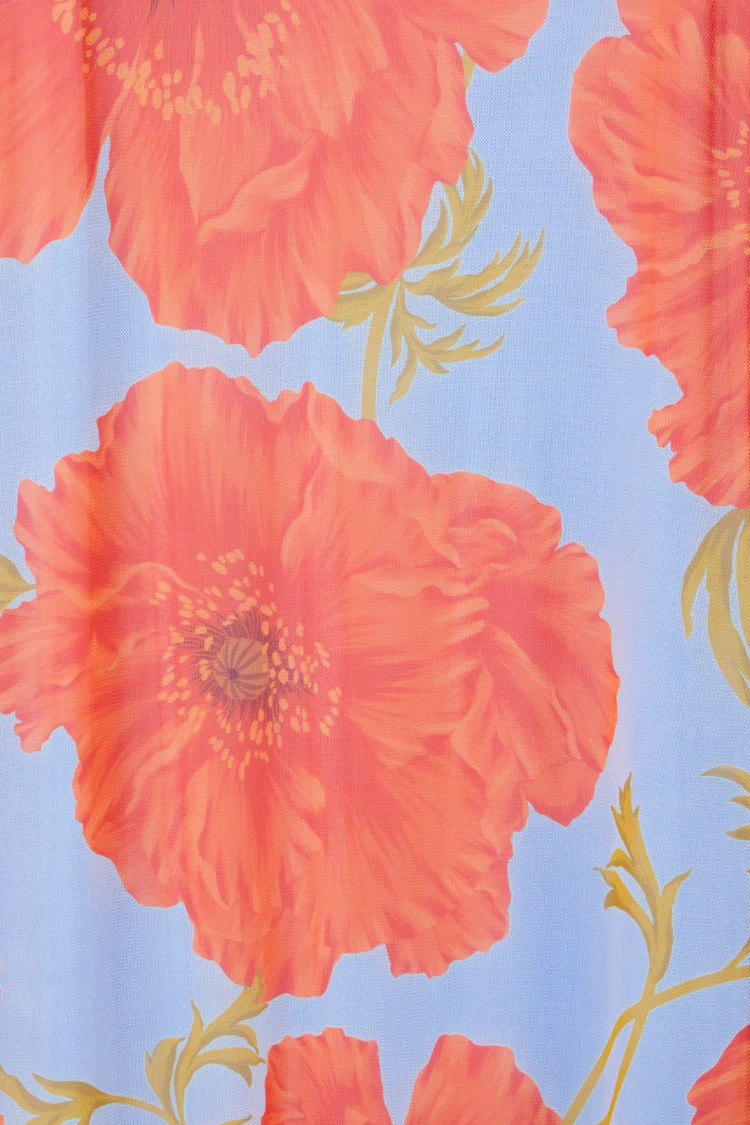 Blue Poppy Aria Mesh Dress - Image 15