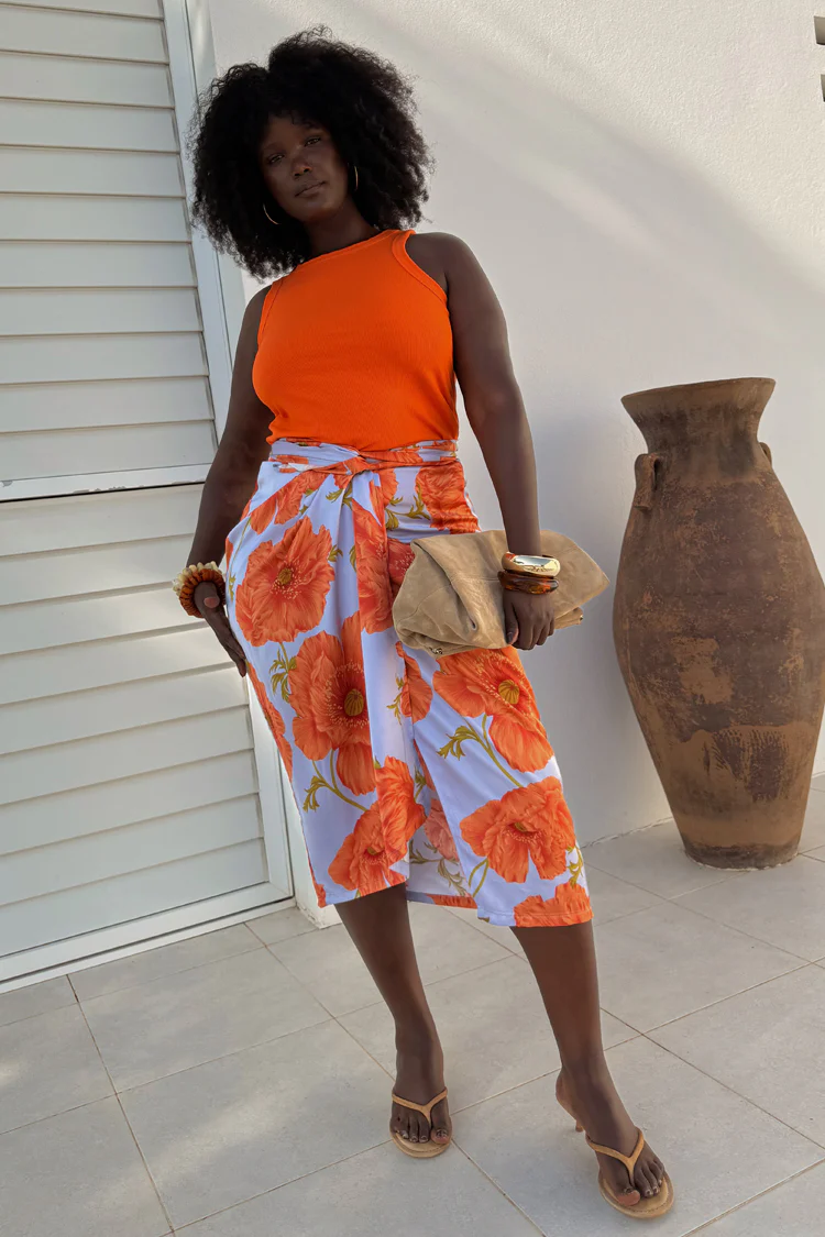 Blue Poppy Jaspre Skirt - Image 12