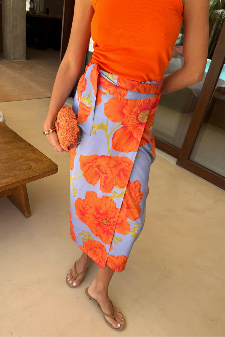 Blue Poppy Jaspre Skirt - Image 6