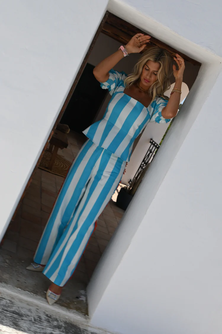 Blue Stripe Kiki Top - Image 7