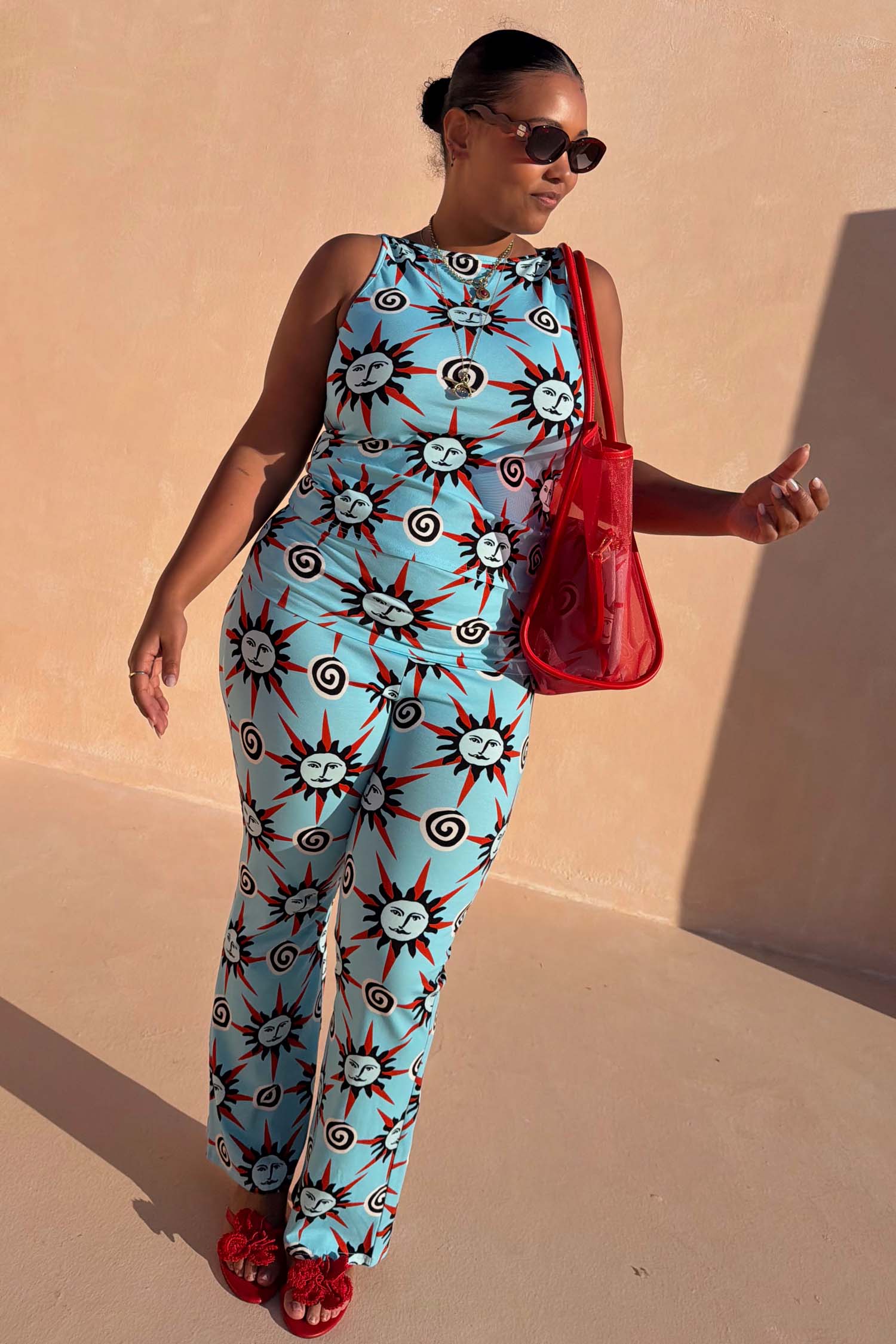 Blue Sun Foldover Trouser - Image 2