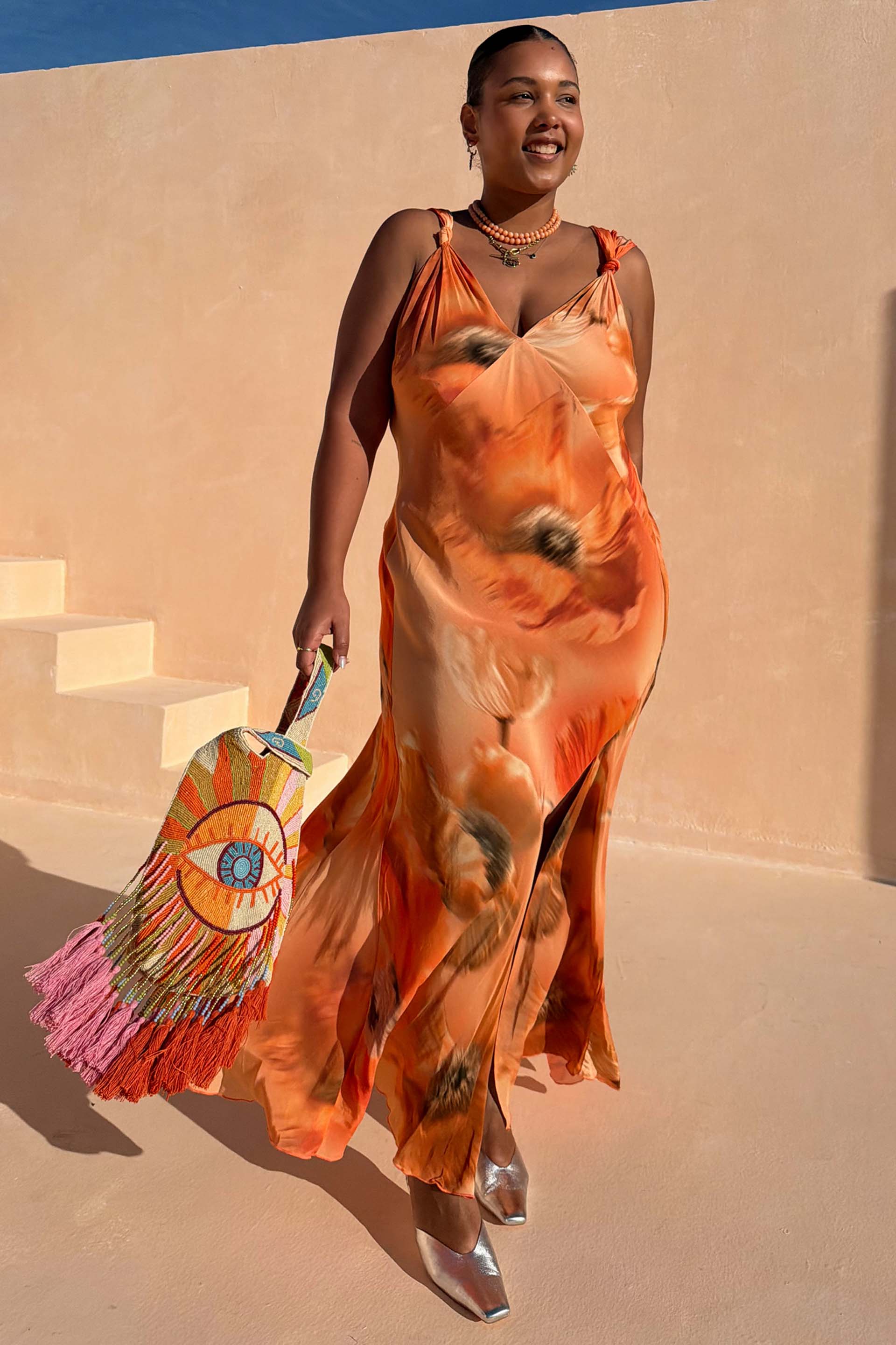 Blurred Floral Sofia Dress - Image 5
