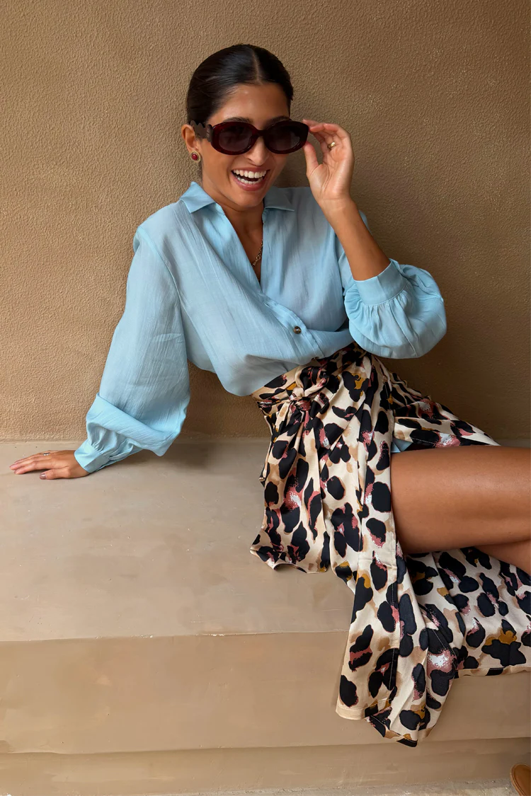 Brown Leopard Jaspre Skirt - Image 5