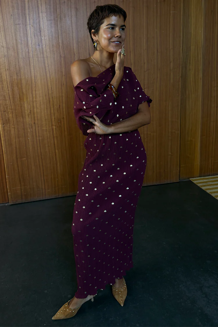 Burgundy Tilly Dress - Image 2