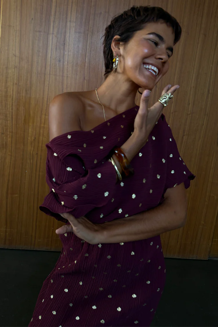 Burgundy Tilly Dress - Image 6