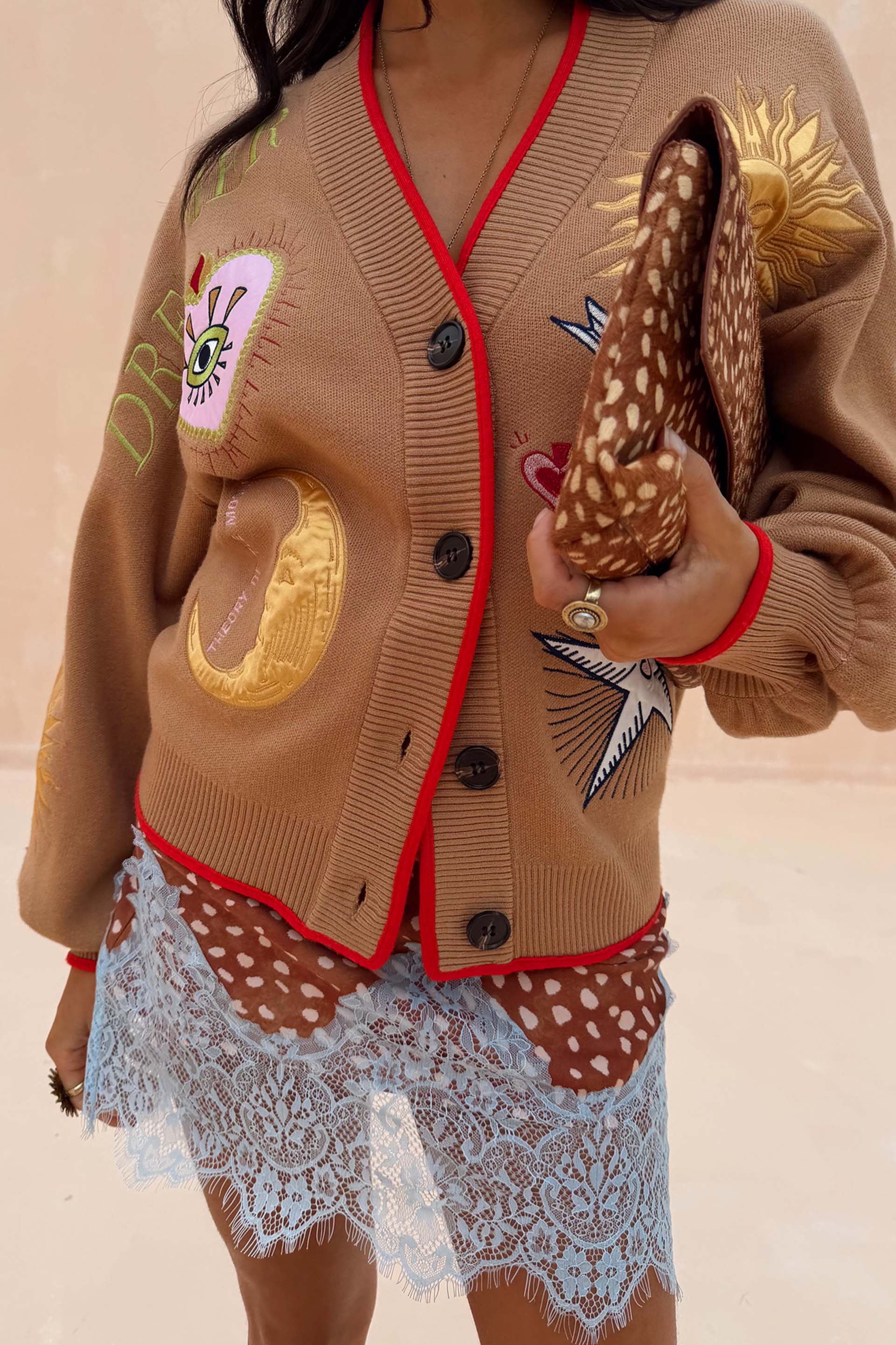 Camel Mystical Cardigan - Image 9
