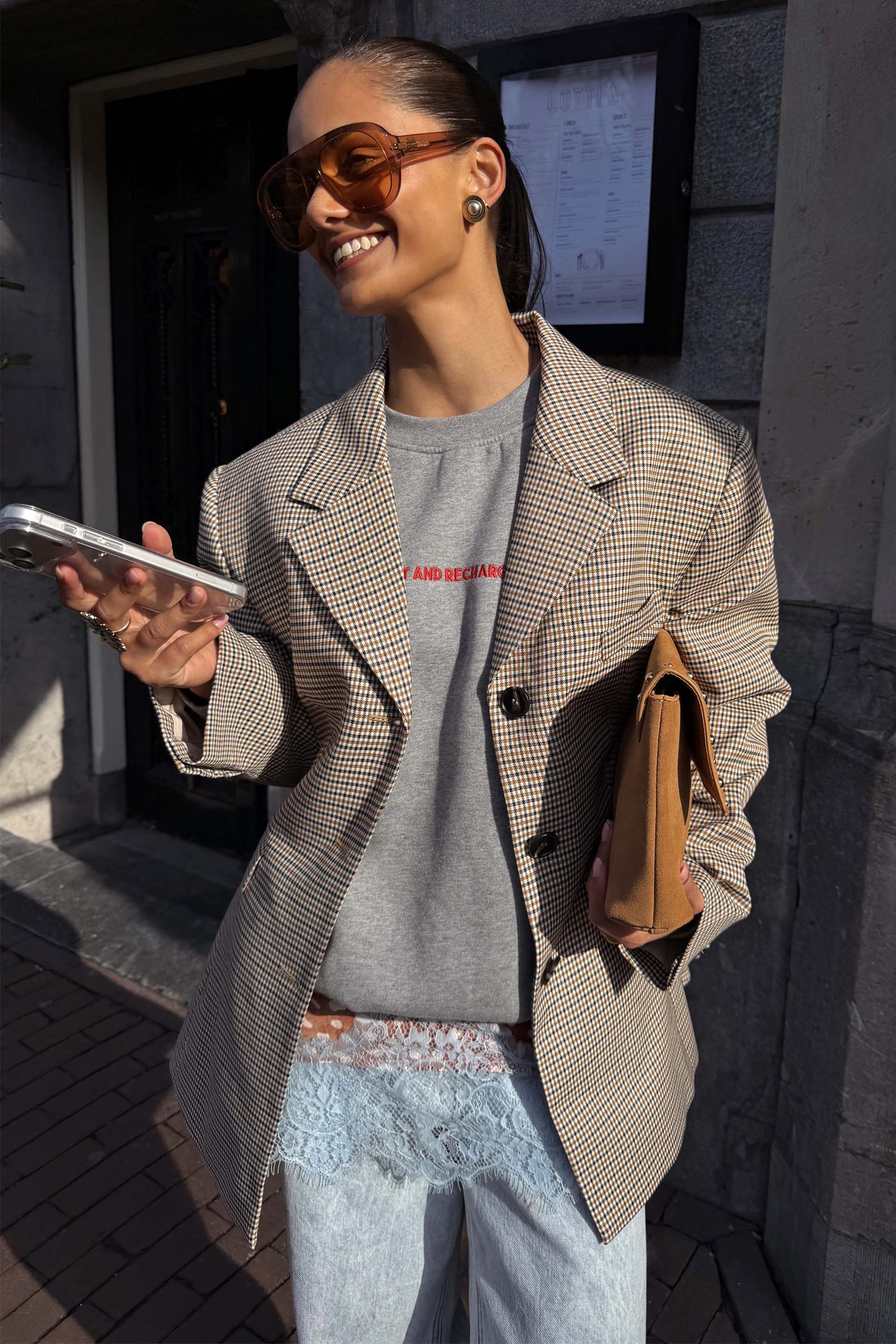 Check Blazer - Image 4