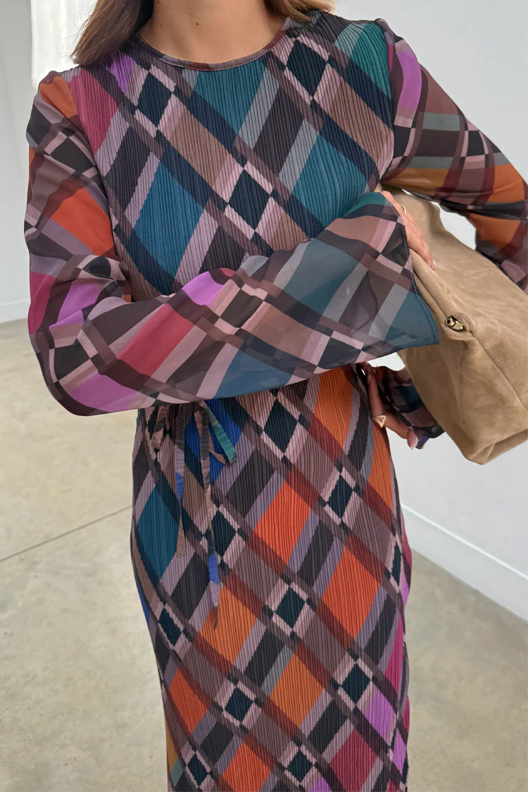 Check Soho Dress - Image 5