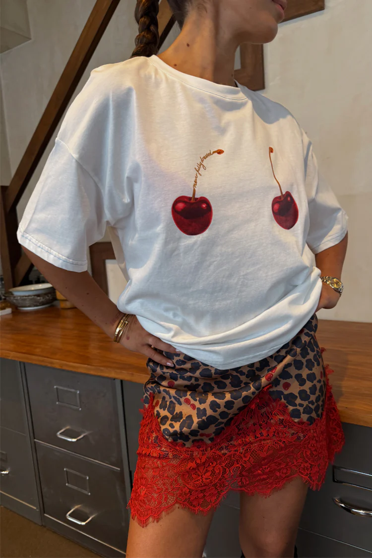 Cherry Leopard Mini Maeva Skirt - Image 10