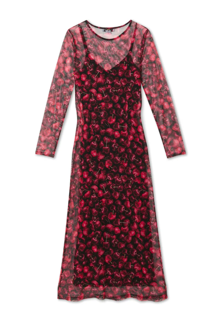 Cherry Mesh Soho Dress - Image 10