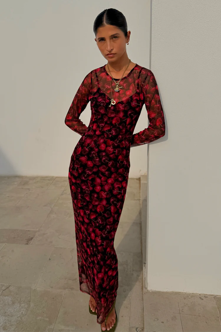 Cherry Mesh Soho Dress - Image 2