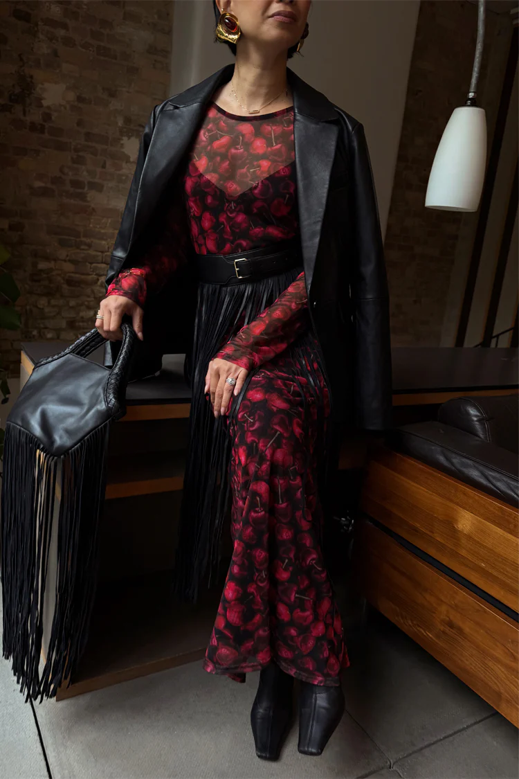 Cherry Mesh Soho Dress - Image 8