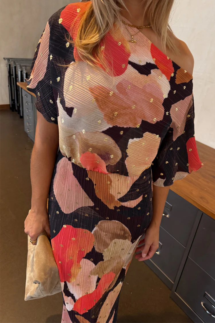 Chocolate Abstract Tilly Dress Petite - Image 4