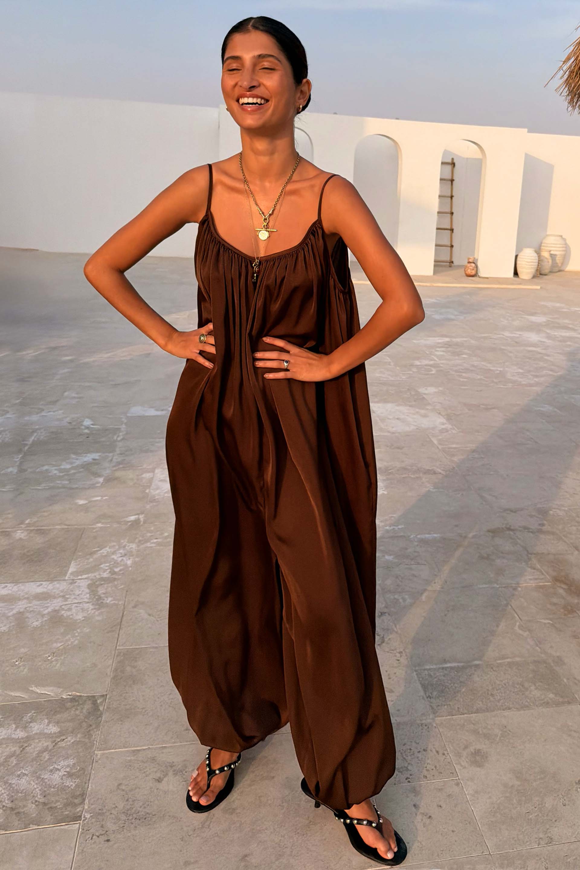 Chocolate Balloon Jumpsuit - Image 2