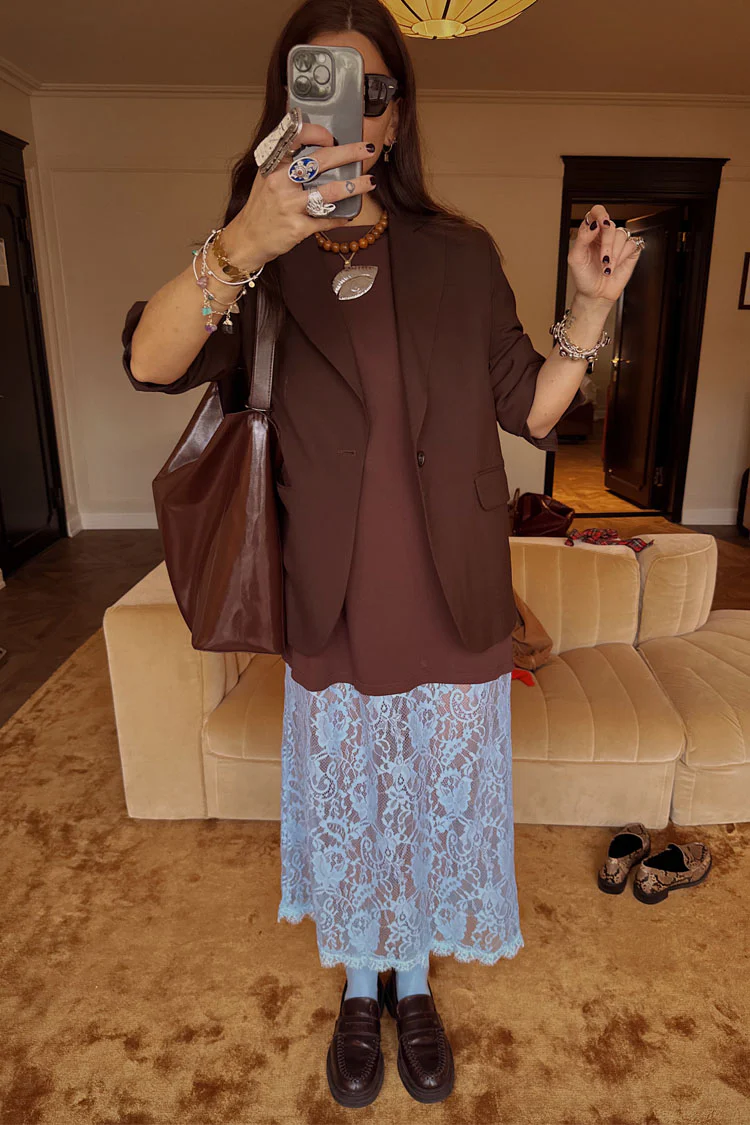 Chocolate Cara T Shirt Dress - Image 8