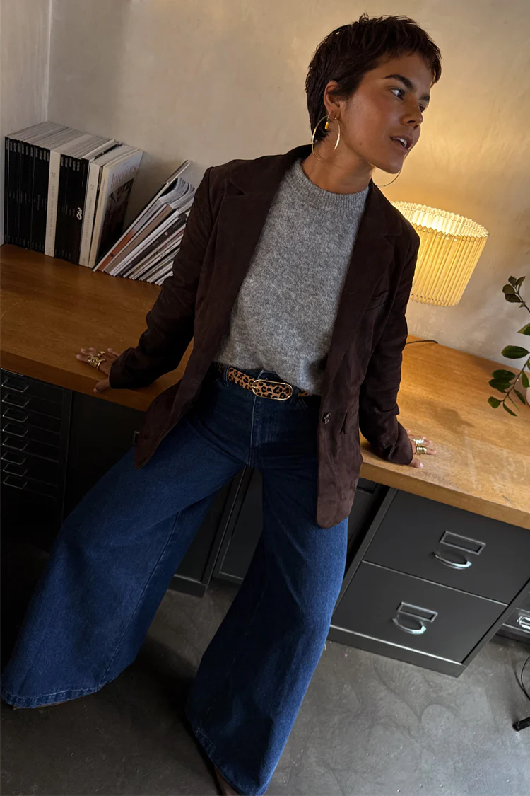 Chocolate Suede Jacket - Image 3