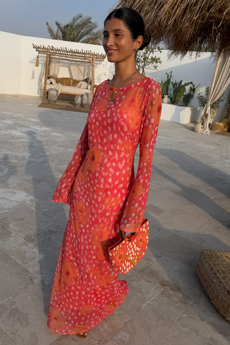 Coral Fawn Poppy Aria Dress - Image 7