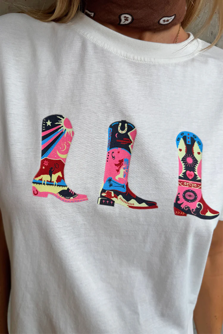 Cowboy Boot T-Shirt - Image 3