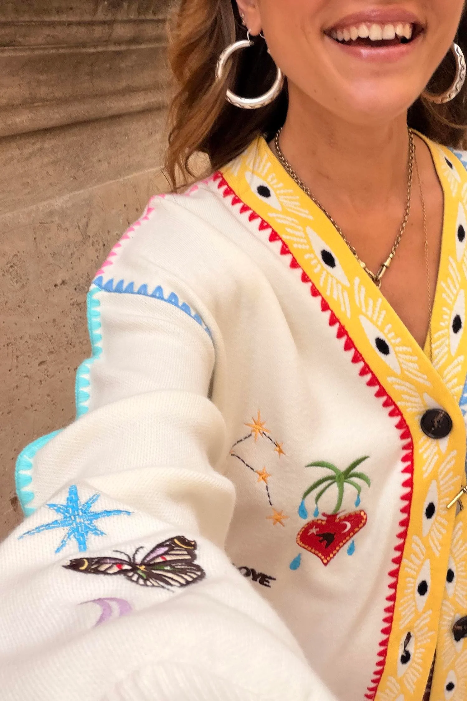 Cream Celestial Martha Cardigan - Image 6