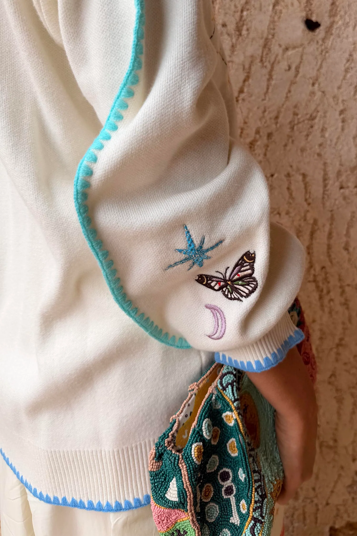 Cream Celestial Martha Cardigan - Image 7