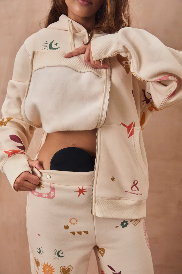 Cream Sundazed Accessible Hoodie - Image 4