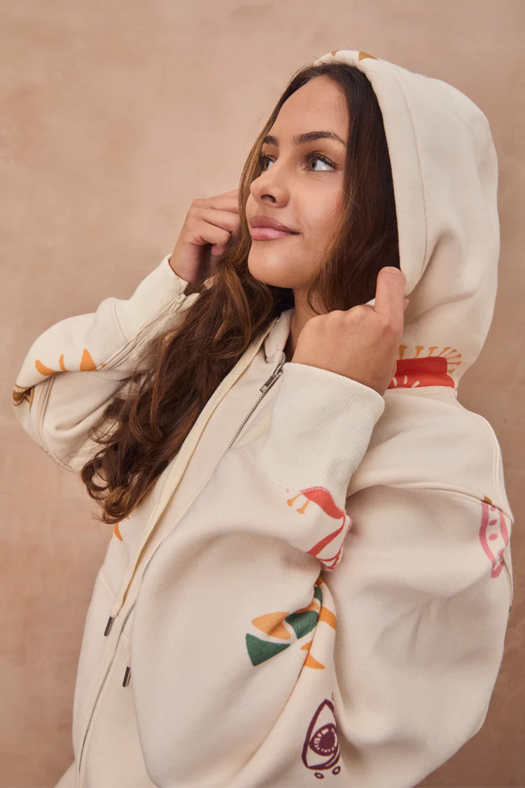 Cream Sundazed Accessible Hoodie - Image 5