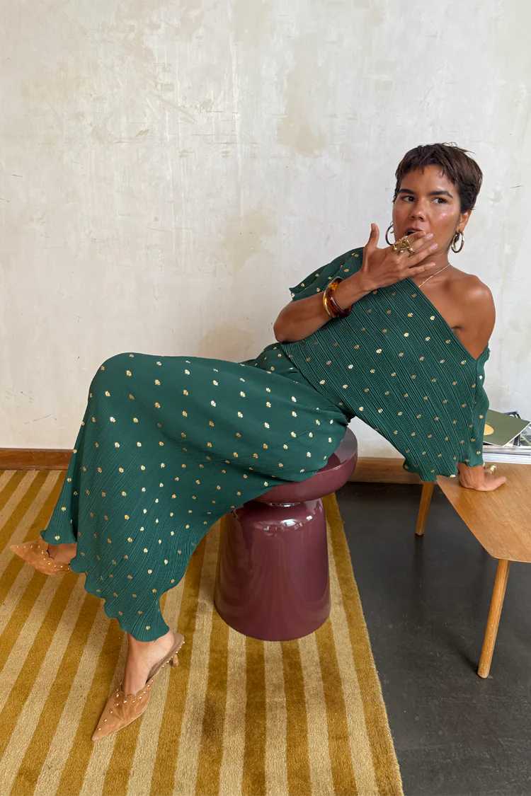 Dark Green Tilly Dress - Image 5