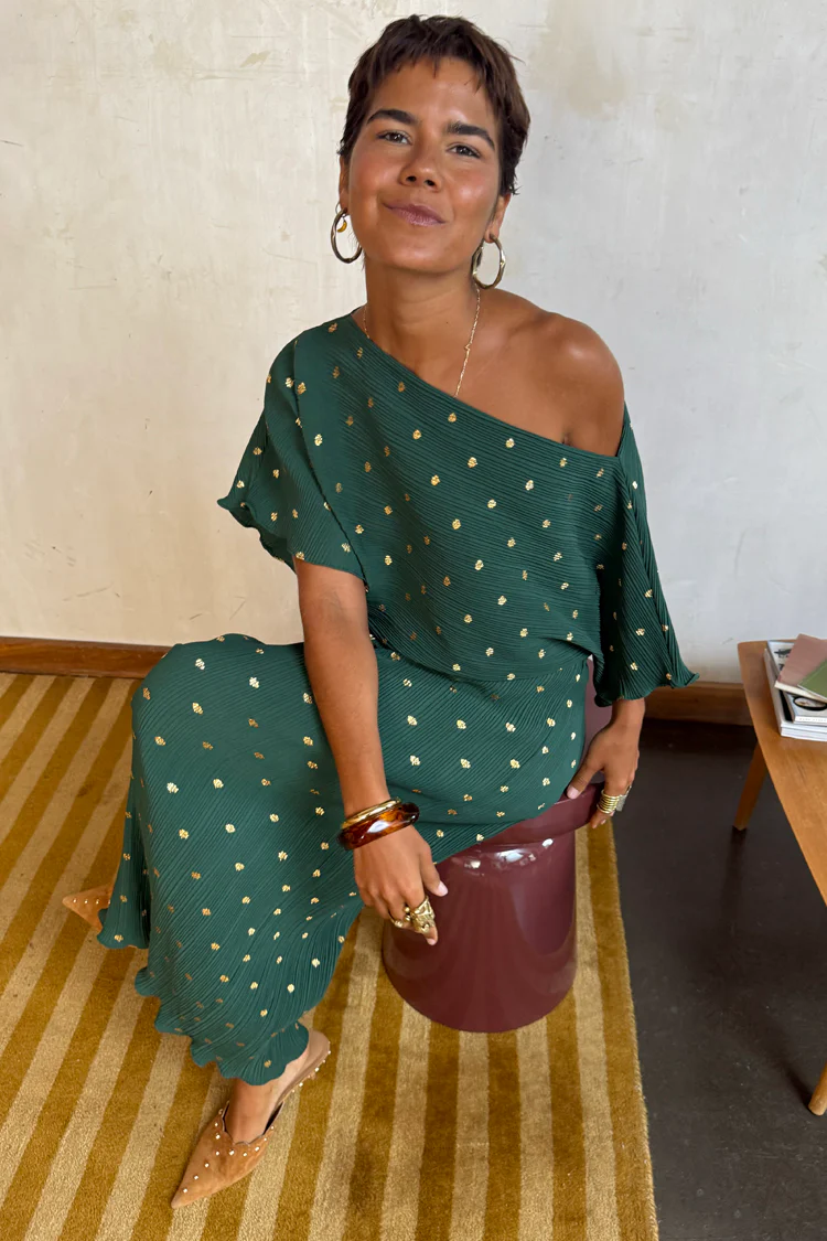 Dark Green Tilly Dress - Image 2