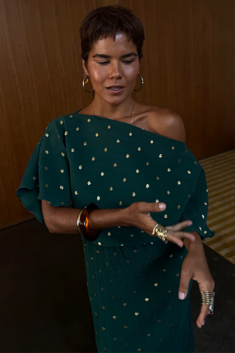 Dark Green Tilly Dress - Image 7