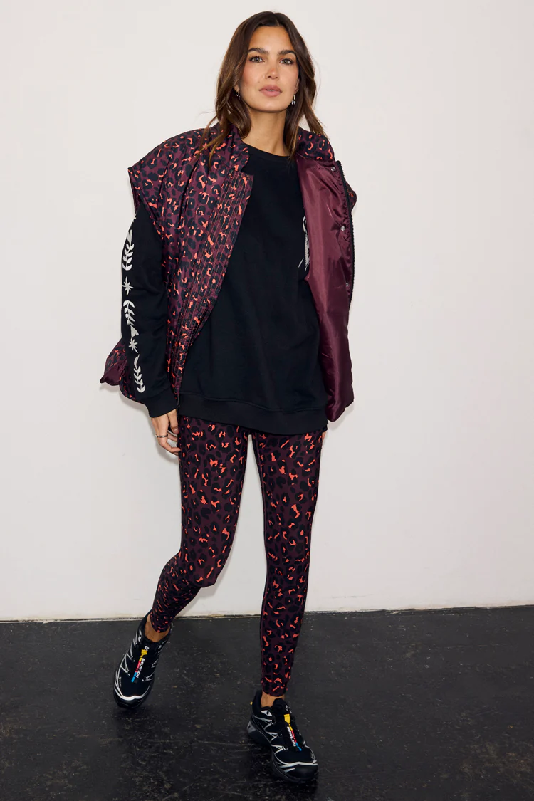 Dark Leopard Leggings - Image 7
