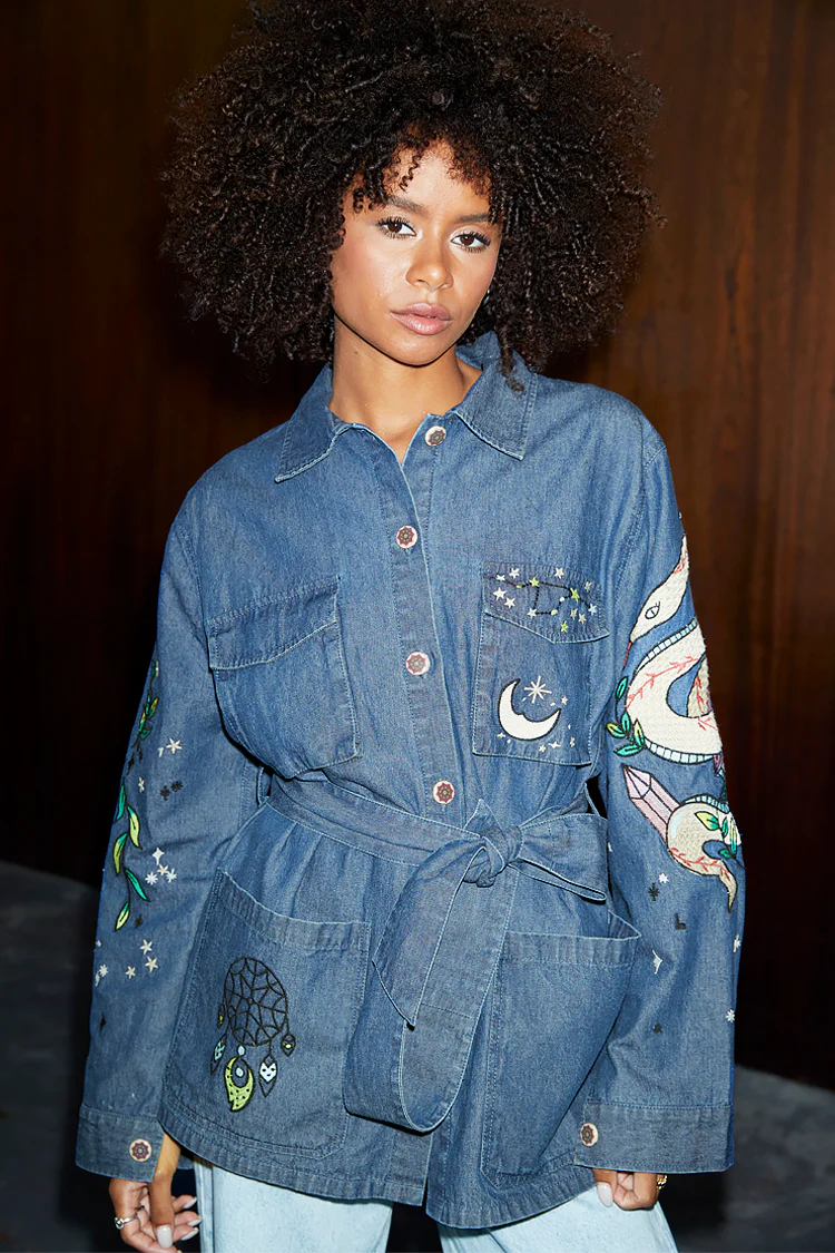 Denim Manifestation Jacket - Image 6