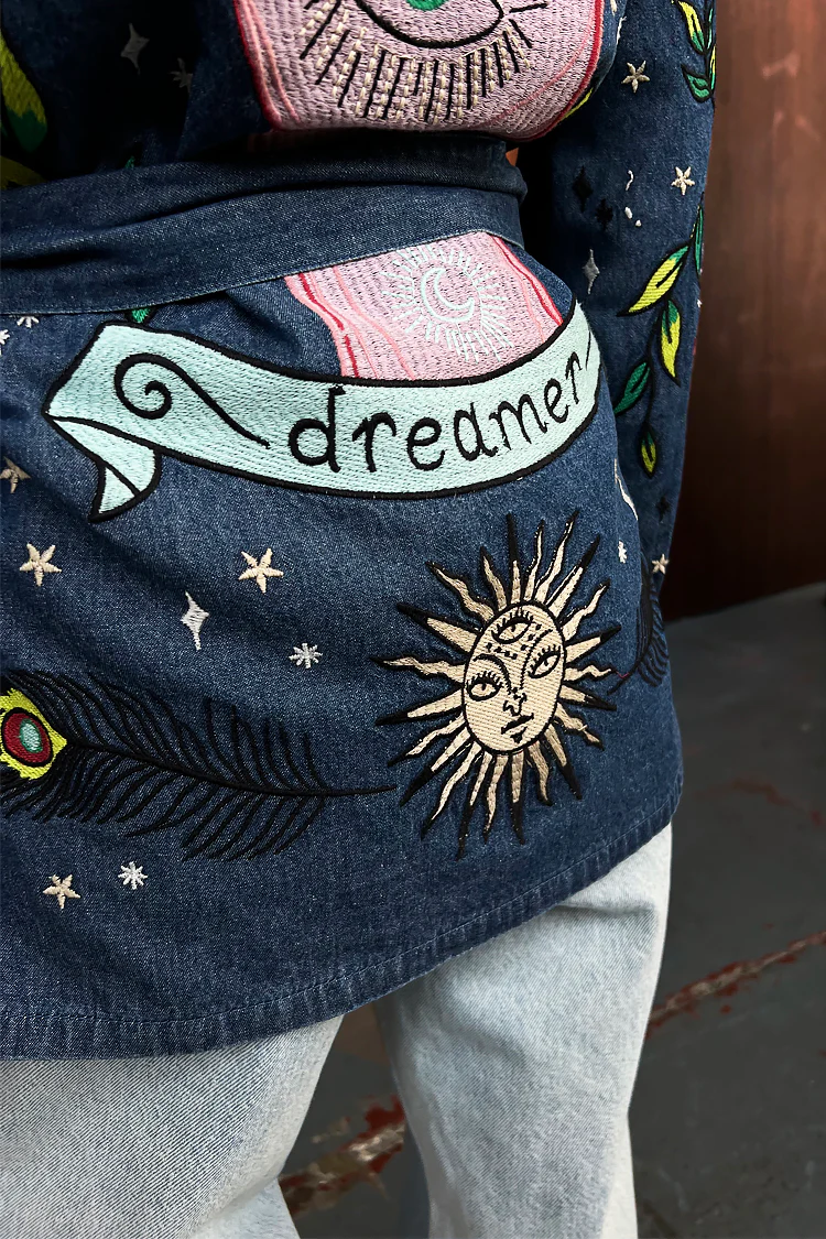 Denim Manifestation Jacket - Image 7