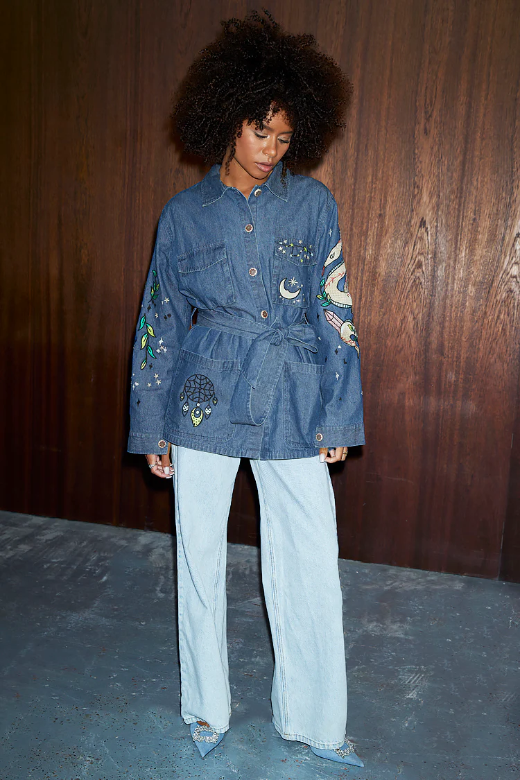 Denim Manifestation Jacket - Image 8