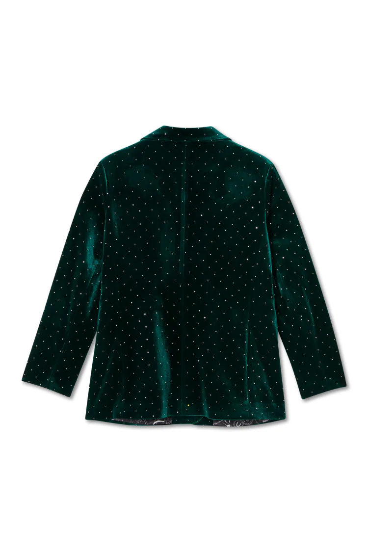 Emerald Velvet Blazer - Image 10