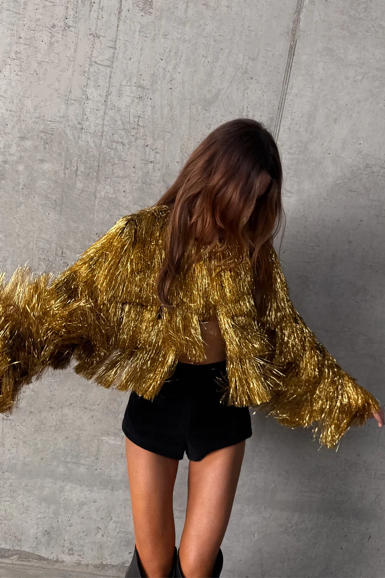 Gold Fringe Jacket - Image 3